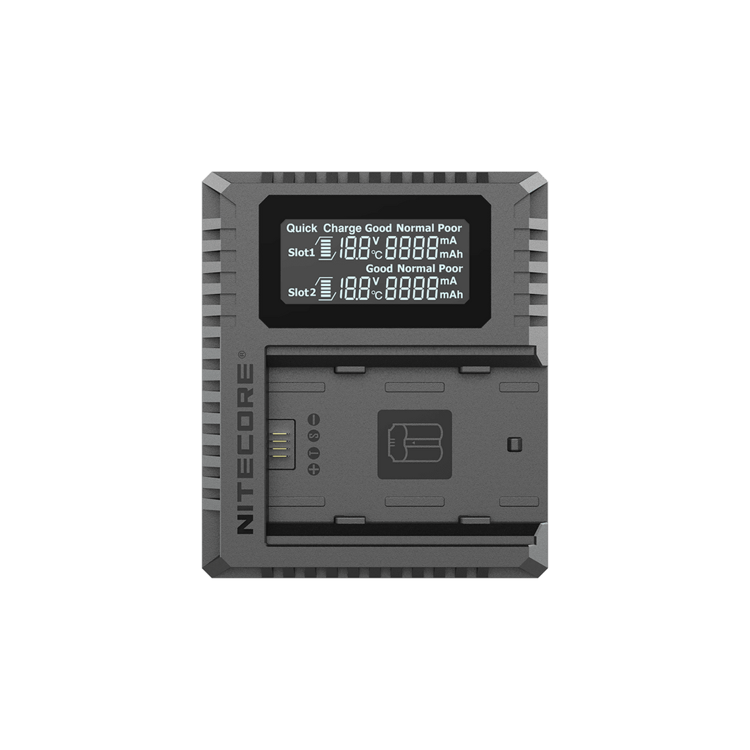 FX3 (Fujifilm NP-W235) Dual-Slot Battery Charger - Nitecore Singapore