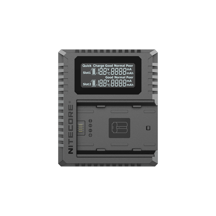 FX3 (Fujifilm NP-W235) Dual-Slot Battery Charger - Nitecore Singapore