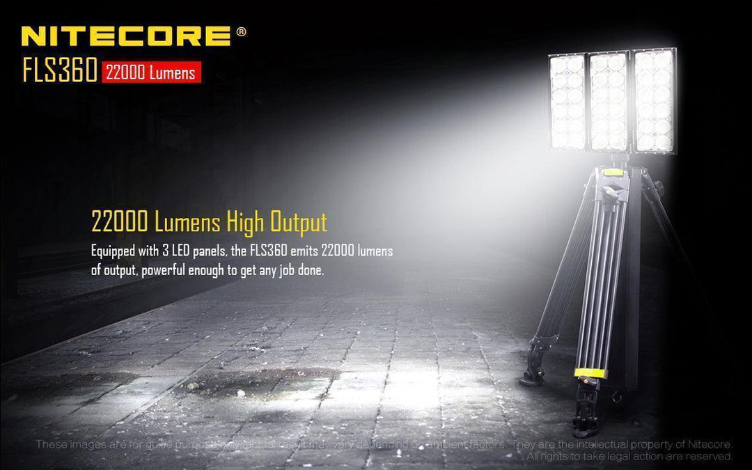 FLS360 - 22,000 lumens - Nitecore Singapore