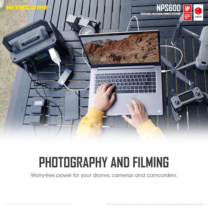 NPS600 (594Wh) Portable Power Station - Nitecore Singapore