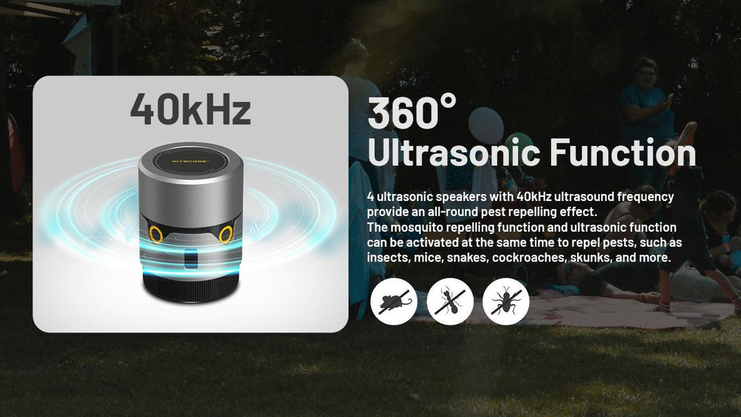 EMR30 Electronic Mosquito Repeller - Nitecore Singapore