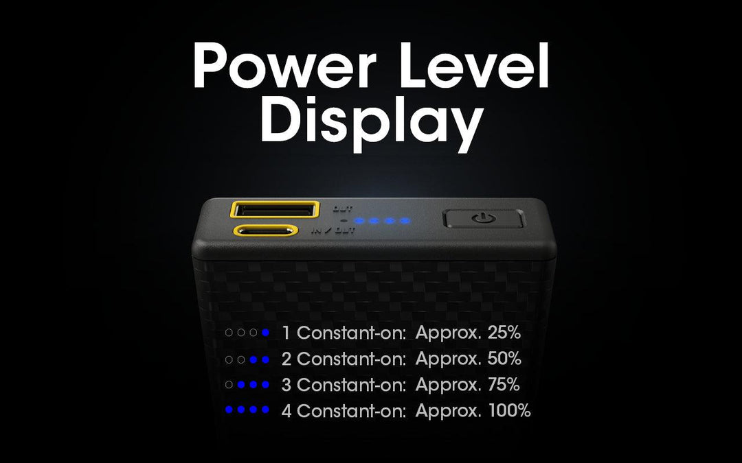 CARBO 20000 Carbon Fiber Energy Brick (20,000mAh 3A) - Nitecore Singapore