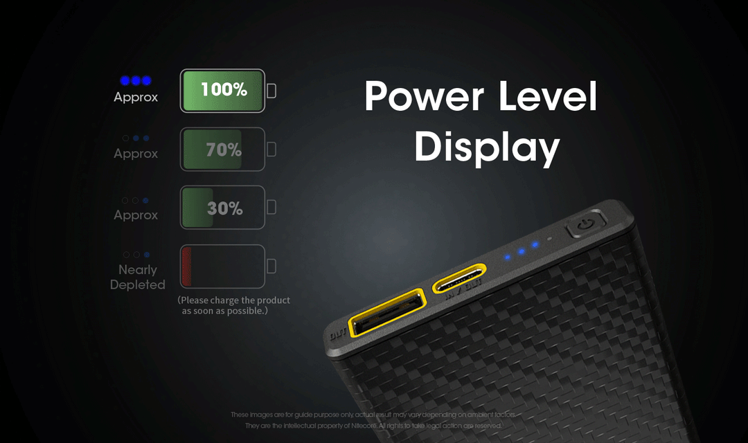 CARBO 10000 Carbon Fiber Energy Brick (10,000mAh 3A) - Nitecore Singapore