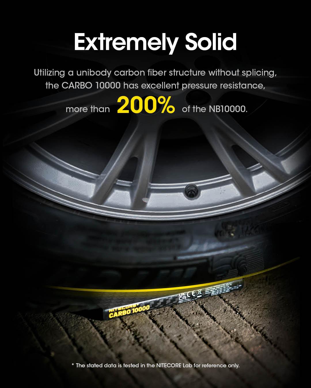 CARBO 10000 Carbon Fiber Energy Brick (10,000mAh 3A) - Nitecore Singapore
