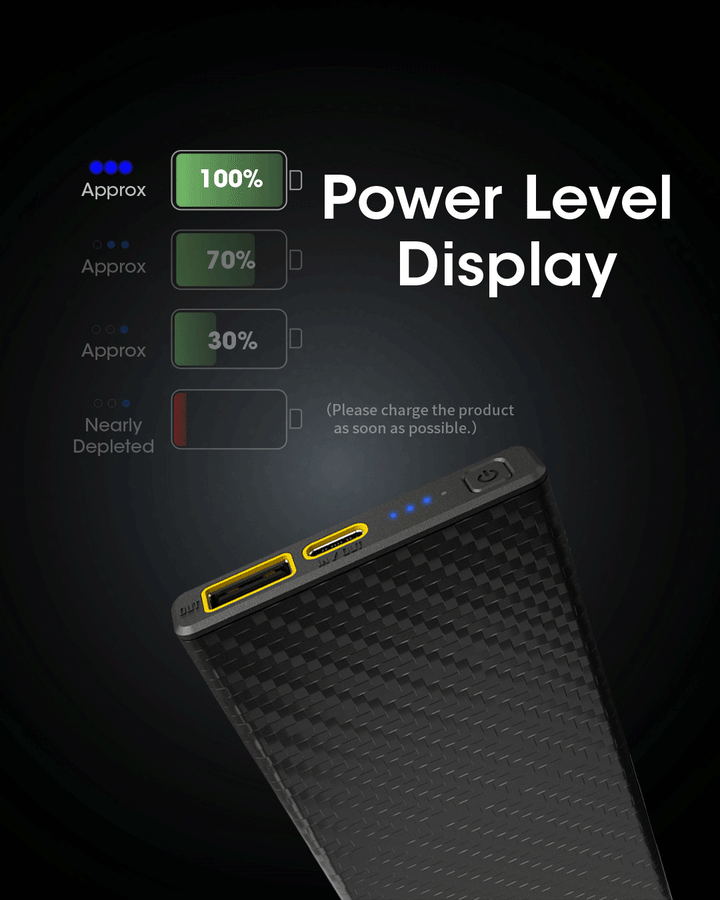 CARBO 10000 Carbon Fiber Energy Brick (10,000mAh 3A) - Nitecore Singapore
