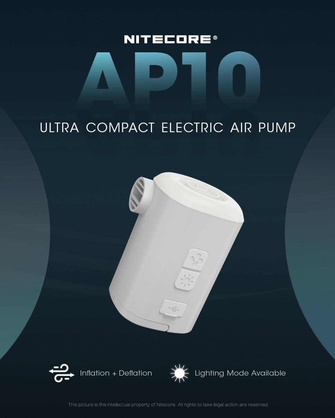 AP10 - Electric Air Pump - Nitecore Singapore