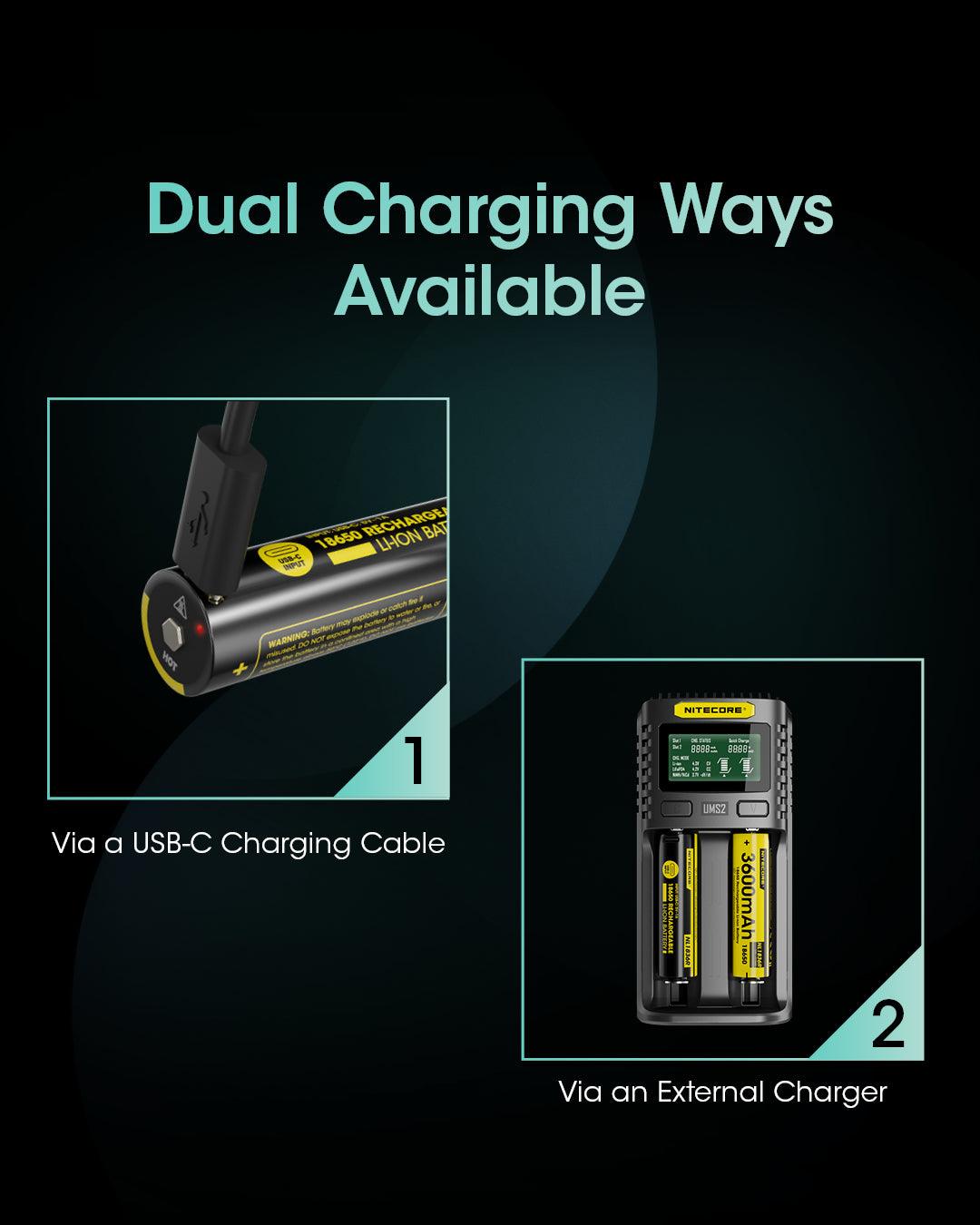NL1836R (18650 - 3600mAh - 6A) - Nitecore Singapore