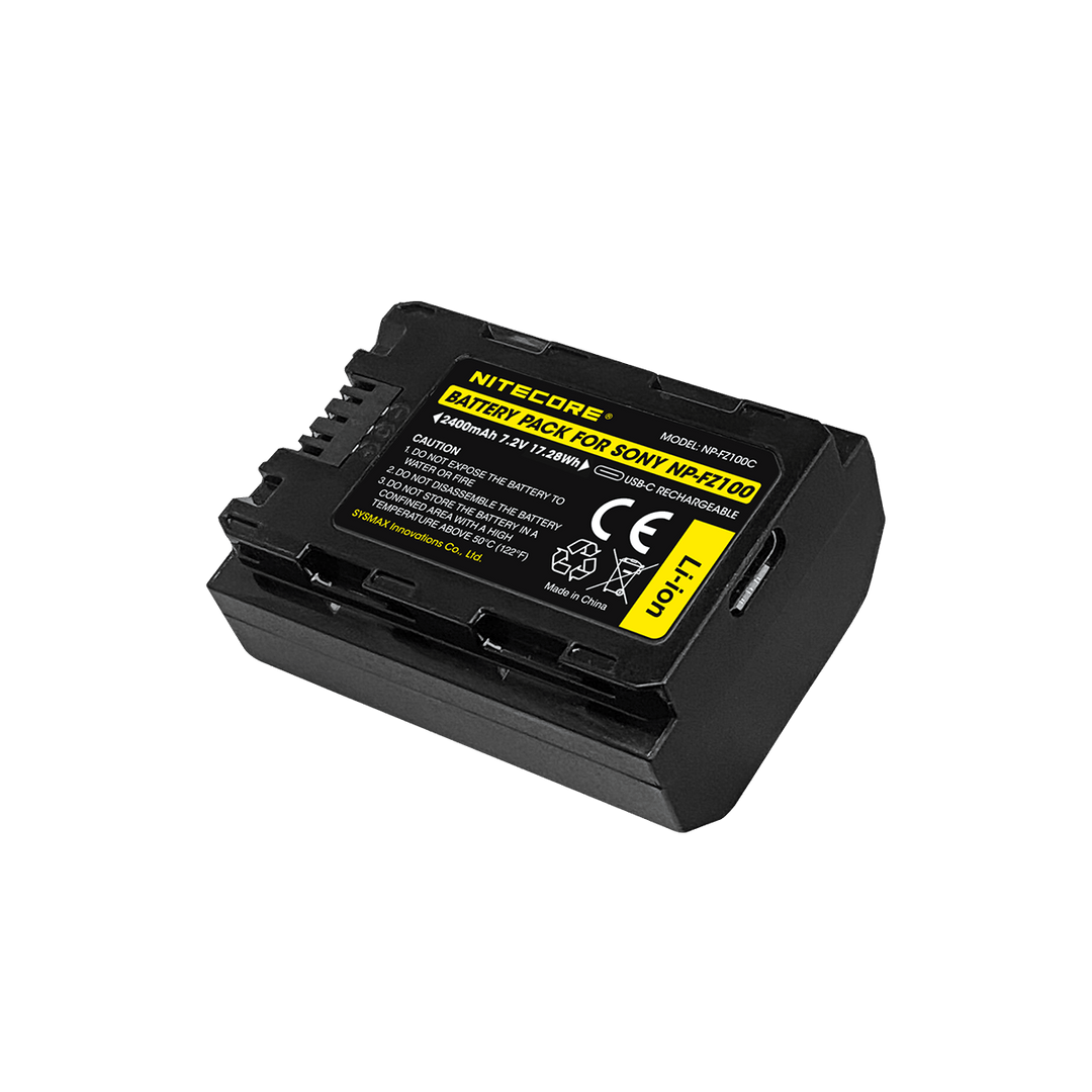 NP-FZ100C (2400mAh) Battery Pack for Sony - Nitecore Singapore