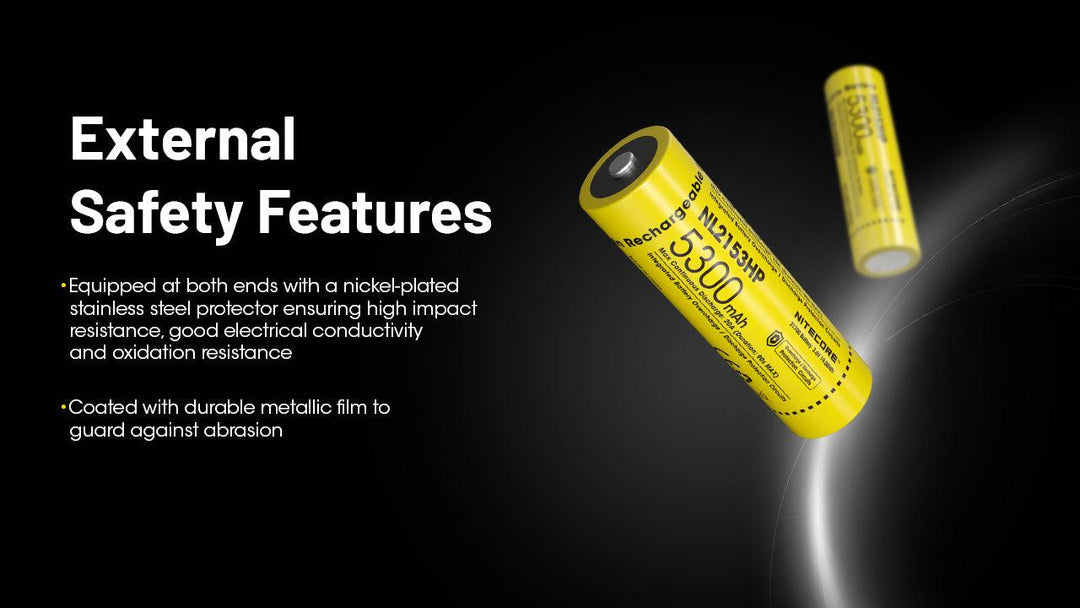 NL2153HP (21700 - 5300mAh - 20A) - Nitecore Singapore