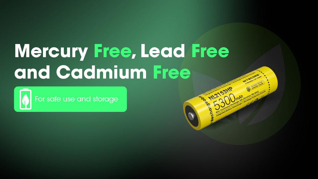 NL2153HP (21700 - 5300mAh - 20A) - Nitecore Singapore