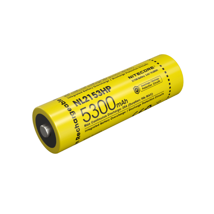 NL2153HP (21700 - 5300mAh - 20A) - Nitecore Singapore