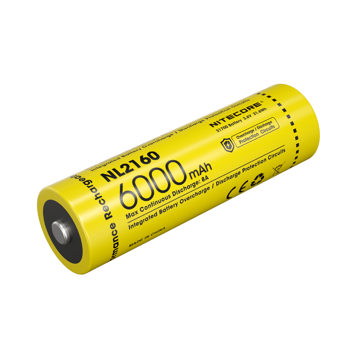 NL2160 (21700 - 6000mAh - 8A) – Nitecore Singapore