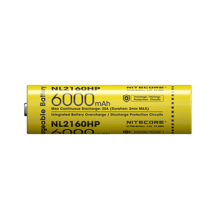 NL2160HP (21700 - 6000mAh - 20A) - Nitecore Singapore