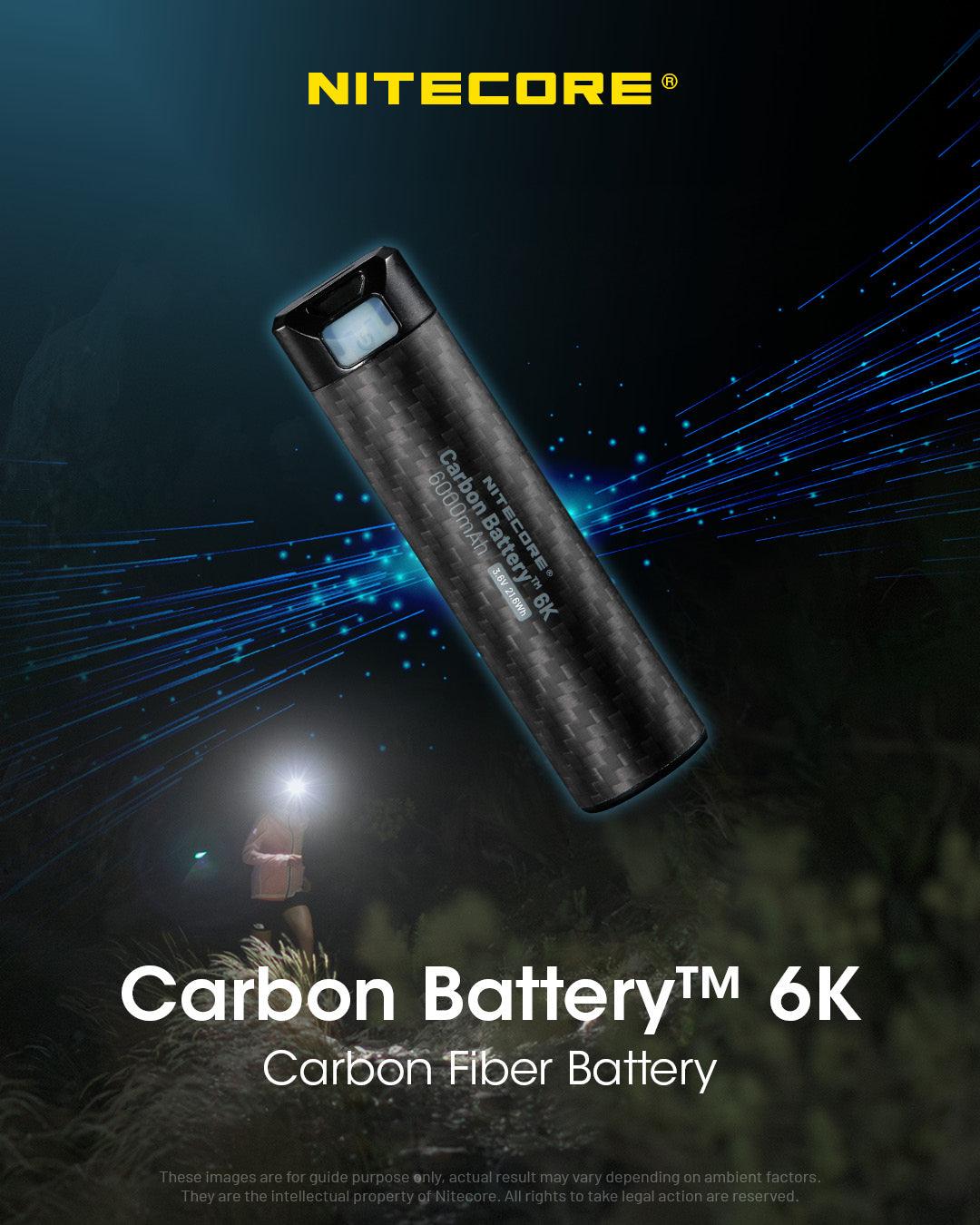 Carbon Battery 6K (6,000mAh 2A) - Nitecore Singapore