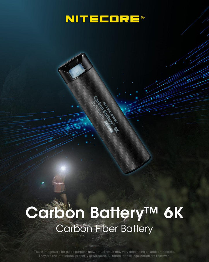 Carbon Battery 6K (6,000mAh 2A) - Nitecore Singapore
