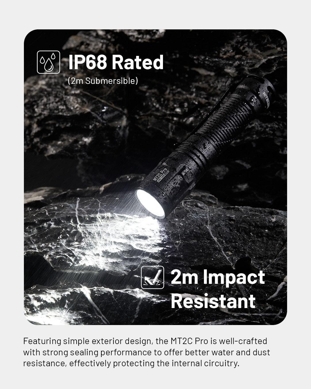 MT2C PRO - 1800 lumens - Nitecore Singapore