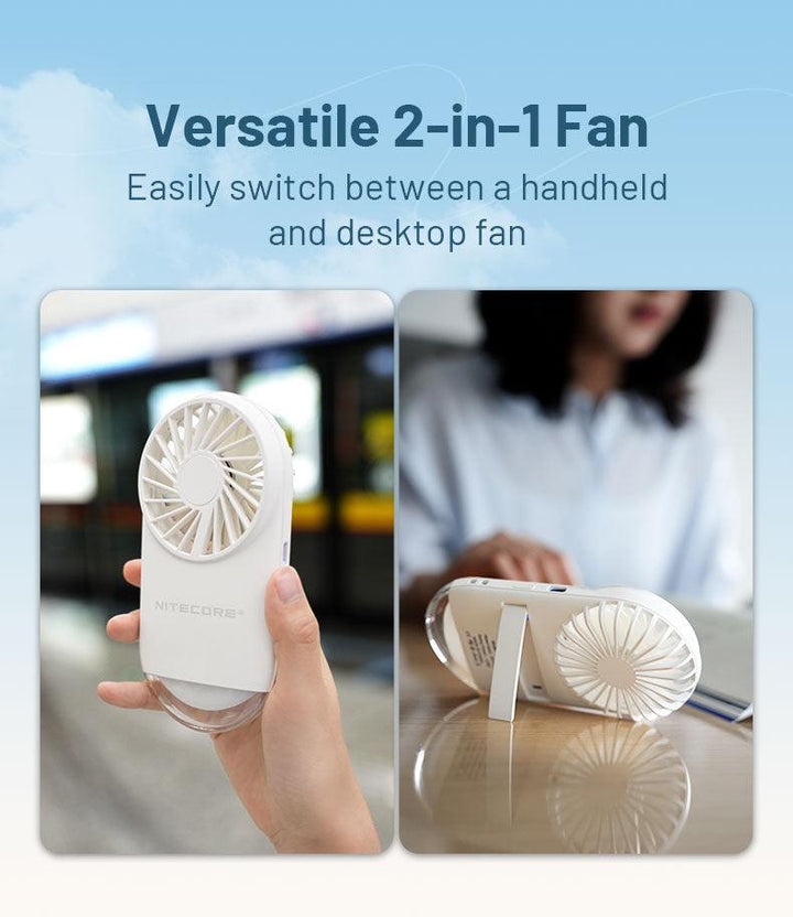 NEF02 - Personal LED Fan (1,200mAh) - Nitecore Singapore