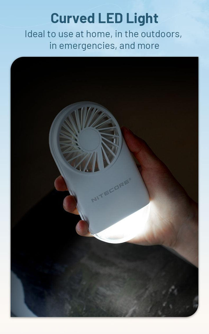 NEF02 - Personal LED Fan (1,200mAh) - Nitecore Singapore
