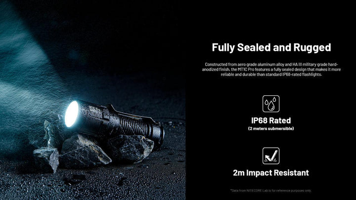 MT1C PRO - 1000 lumens - Nitecore Singapore