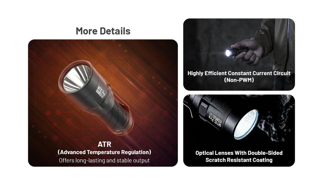 MT1C PRO - 1000 lumens - Nitecore Singapore
