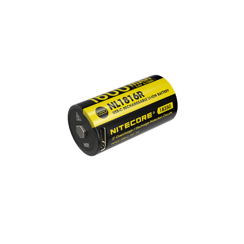 NL1816R (1600mAh - 3A) for MT1C PRO - Nitecore Singapore