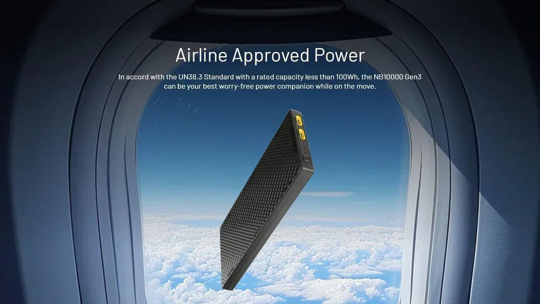 NB10000 Carbon Fiber Energy Brick (10,000mAh 3A GEN3) - Nitecore Singapore