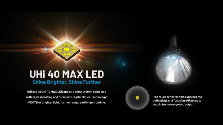 MH40 PRO - 3500 lumens - Nitecore Singapore