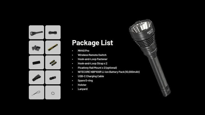 MH40 PRO - 3500 lumens - Nitecore Singapore
