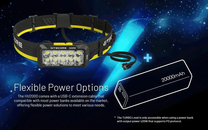 HU2000 - 2000 lumens - Nitecore Singapore