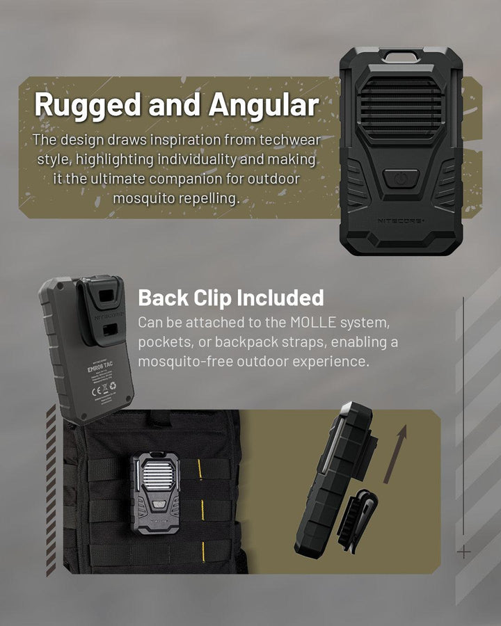 EMR06 TAC Electronic Mosquito Repellent - Nitecore Singapore