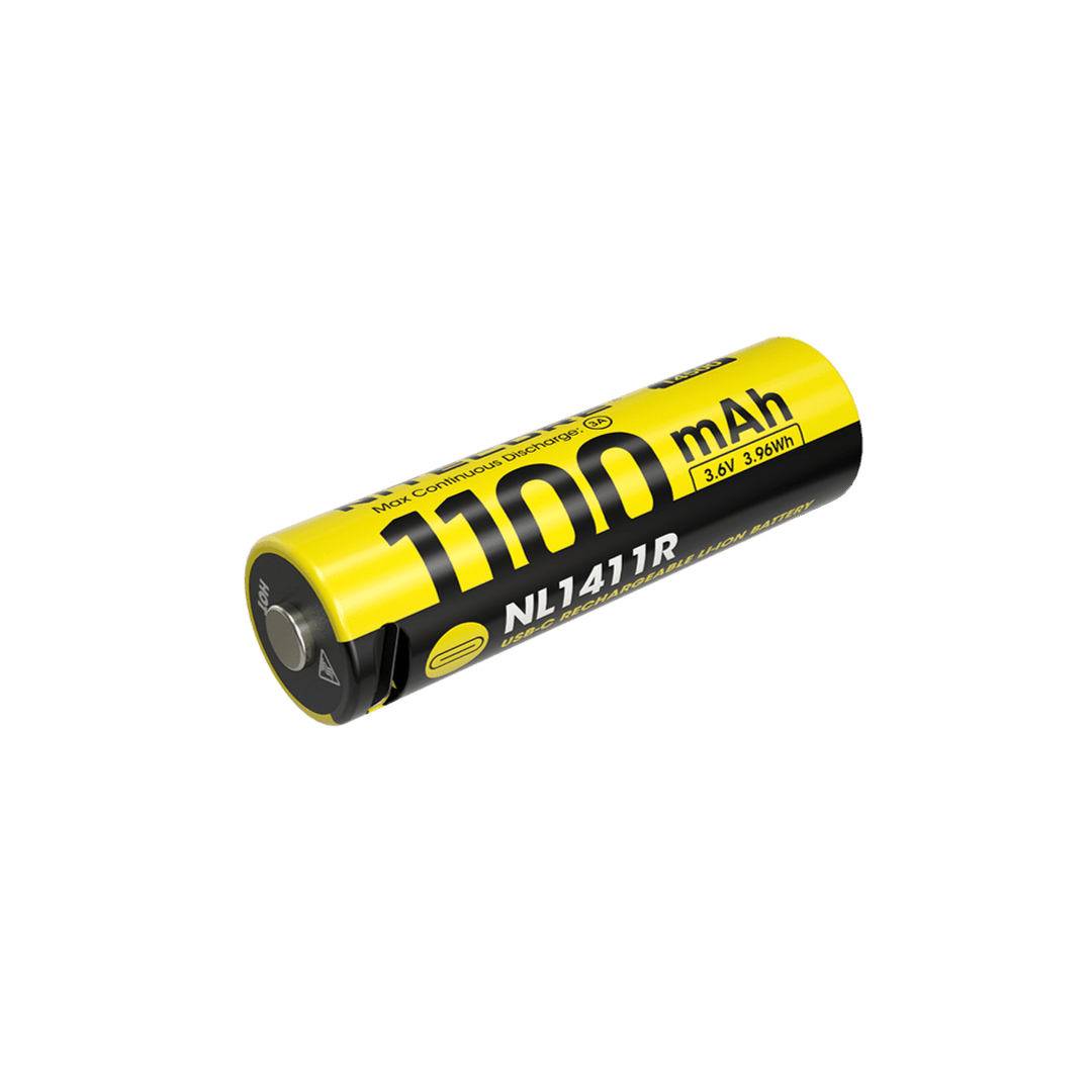 NL1411R (1100mAh - 3A) for MT1A PRO - Nitecore Singapore