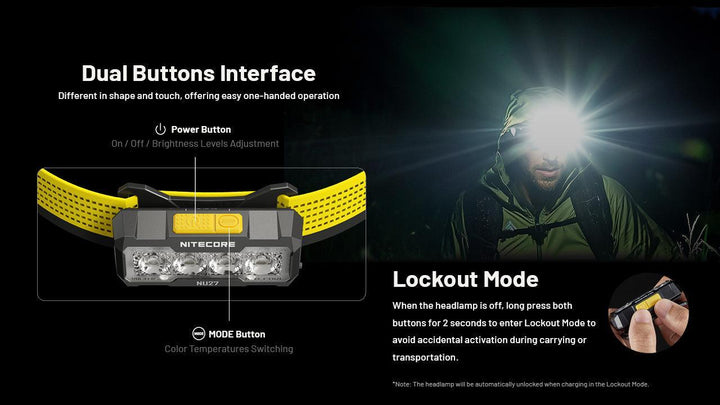 NU27 (White) - 600 lumens - Nitecore Singapore