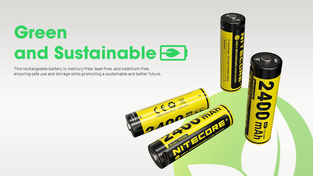 NH2400 (AA - 2400mAh - 1.5V) - Nitecore Singapore