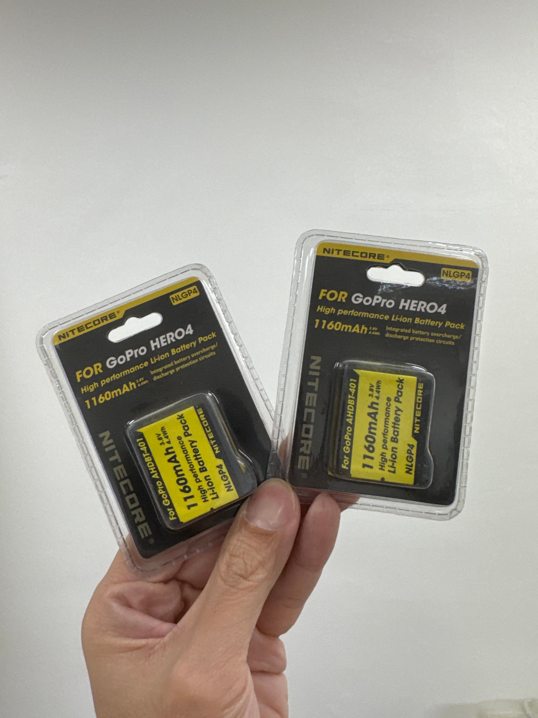 Gopro hero4 battery 2pcs (Refurbished)