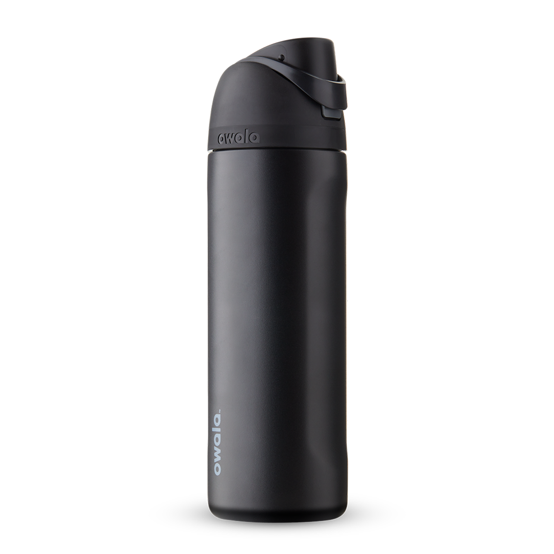 Owala FreeSip® Water Bottle (Stainless Steel) Black – Nitecore Singapore
