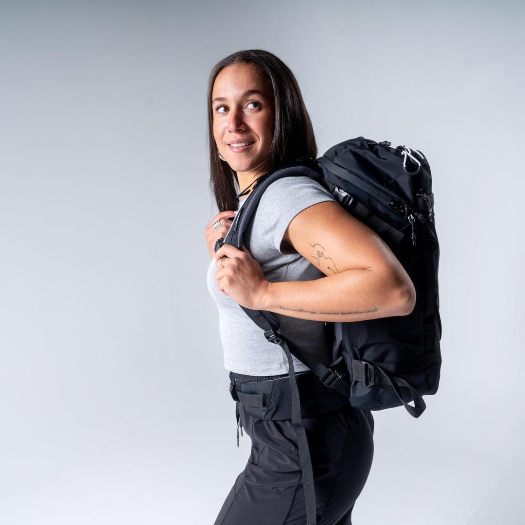 GlobeRider35 Travel Backpack (Black) - 35L