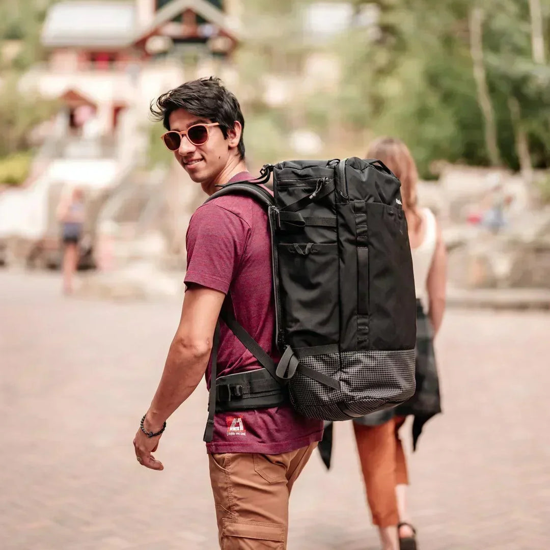 GlobeRider45 Travel Backpack (Black) - 45L
