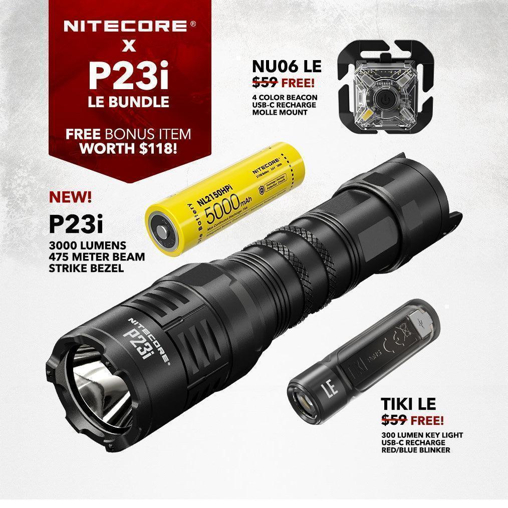 P23i - 3000 lumens (Bundle) – Nitecore Singapore