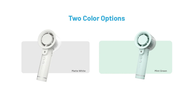 izzCool 20 (Green) - Handheld Air Conditioner Fan (2,000mAh)