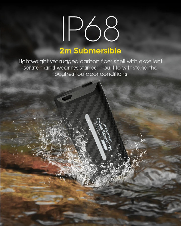 Carbon Battery 12K Headband Kit (12,000mAh 3A)