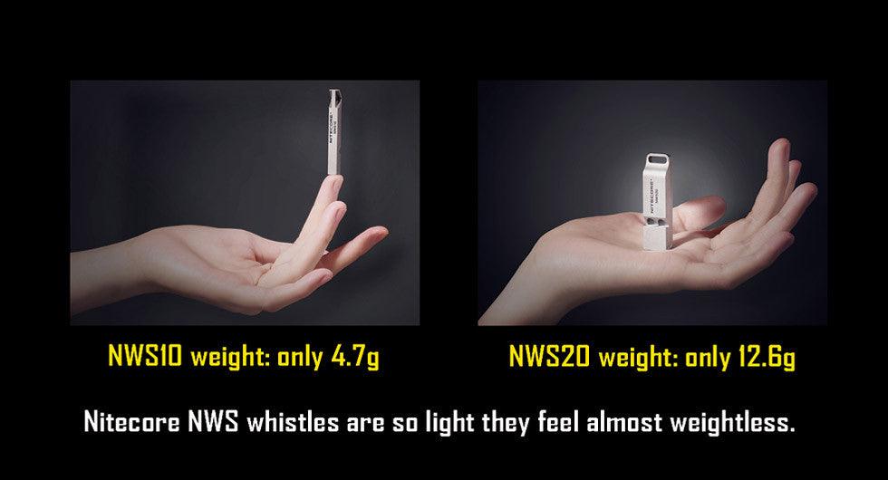Titanium Whistle NWS10 - 120db - Nitecore Singapore