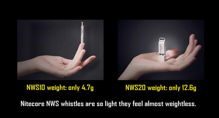 Titanium Whistle NWS10 - 120db - Nitecore Singapore