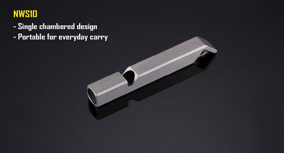 Titanium Whistle NWS10 - 120db - Nitecore Singapore