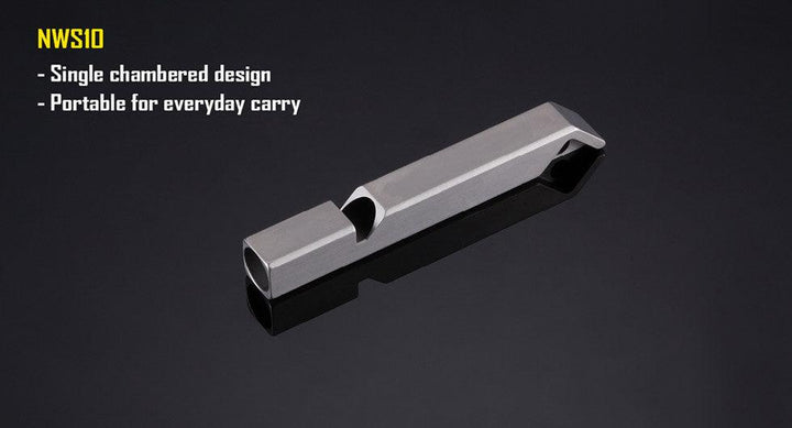 Titanium Whistle NWS10 - 120db - Nitecore Singapore