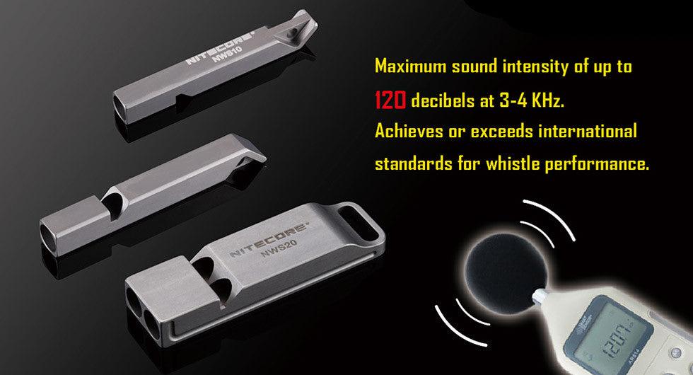 Titanium Whistle NWS10 - 120db - Nitecore Singapore