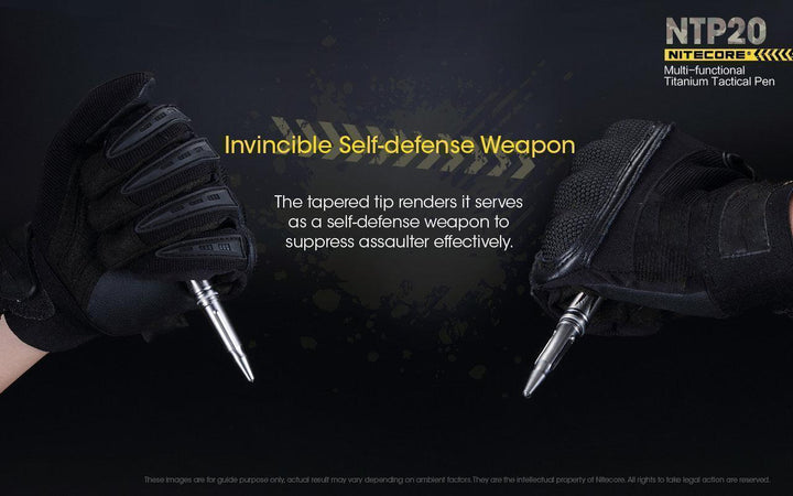 Titanium Tactical Pen NTP20 - Nitecore Singapore