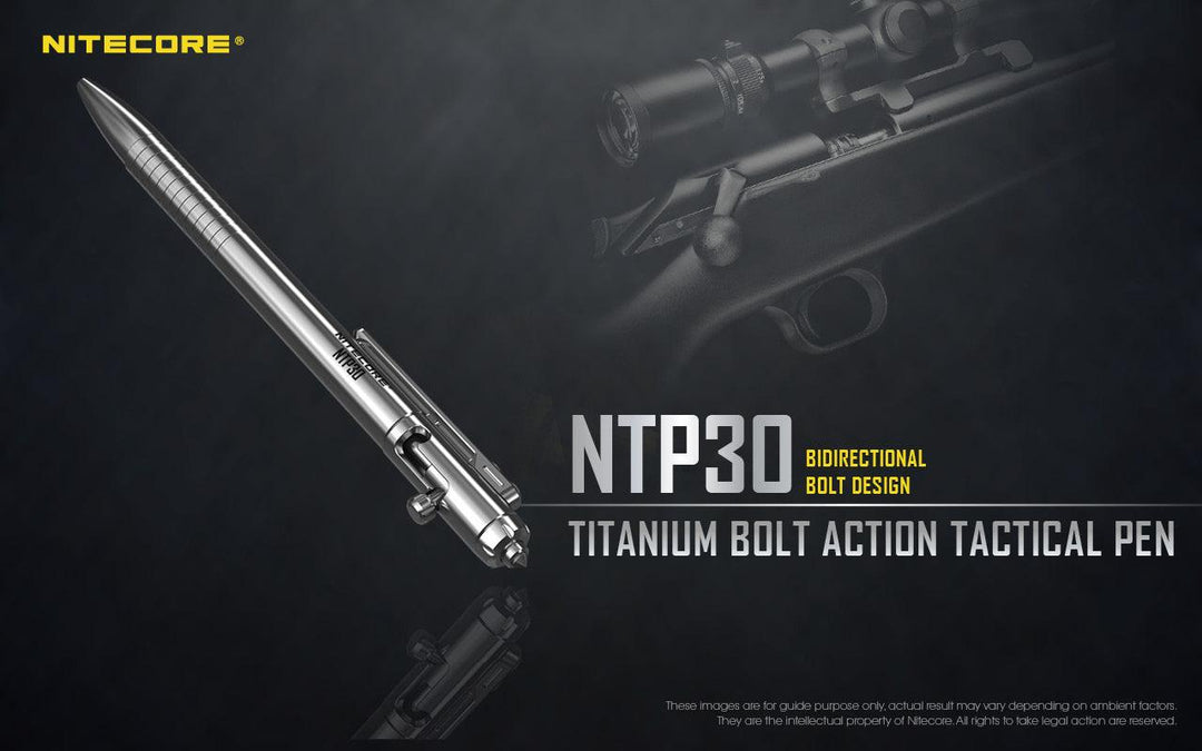Bolt Action Titanium Pen NTP30 - Nitecore Singapore