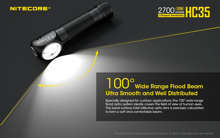 HC35 Headlamp - 2700 lumens - Nitecore Singapore