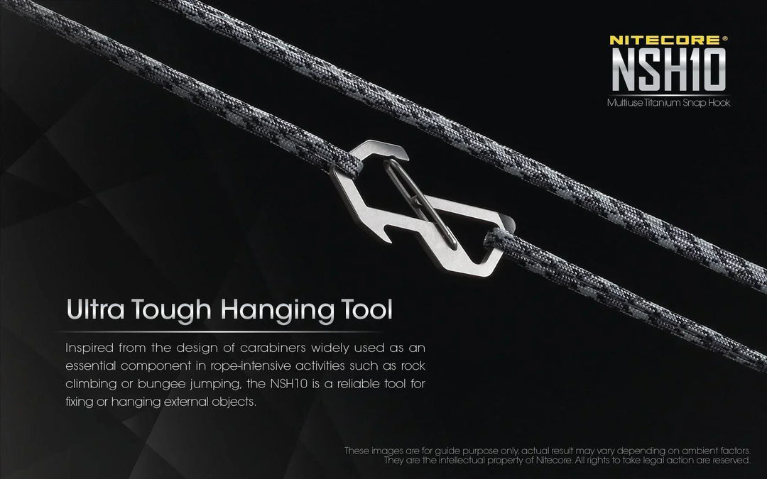 Titanium S-Hook NSH10 - Nitecore Singapore
