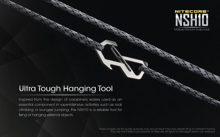 Titanium S-Hook NSH10 - Nitecore Singapore